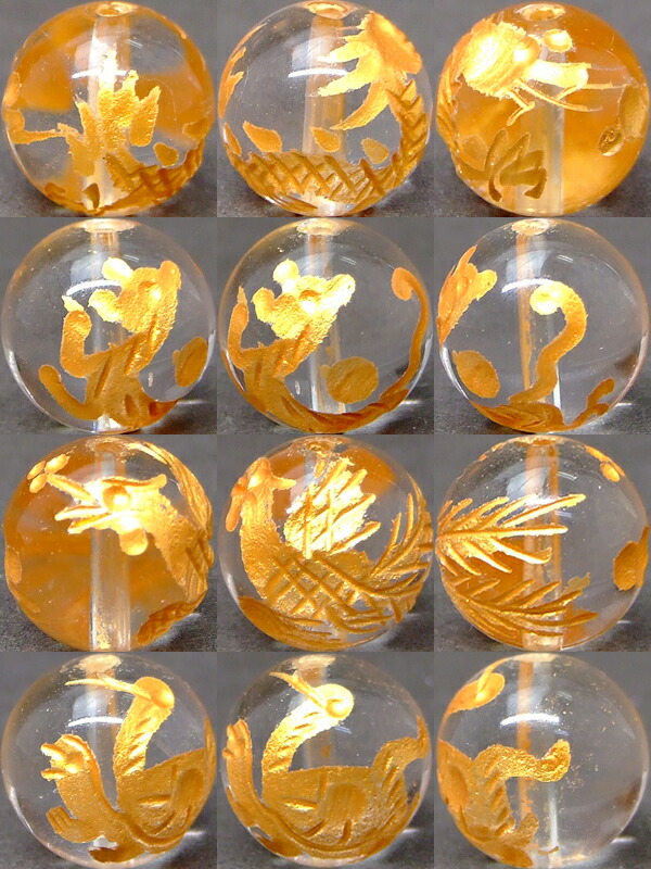 楽天市場】≪四神 手彫り 12mm≫○12mm○水晶 クリスタル○オニキス