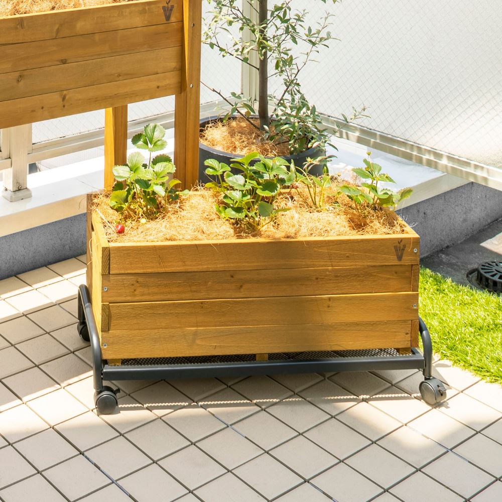 楽天市場】プランタースタンド 鉢台 キャスター付き | 植木鉢 台