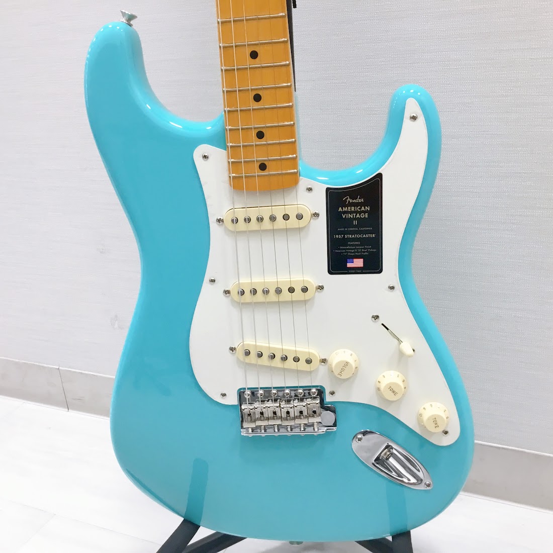 Fender】American Vintage II 1957 Stratocaster Sea Foam Green 入荷