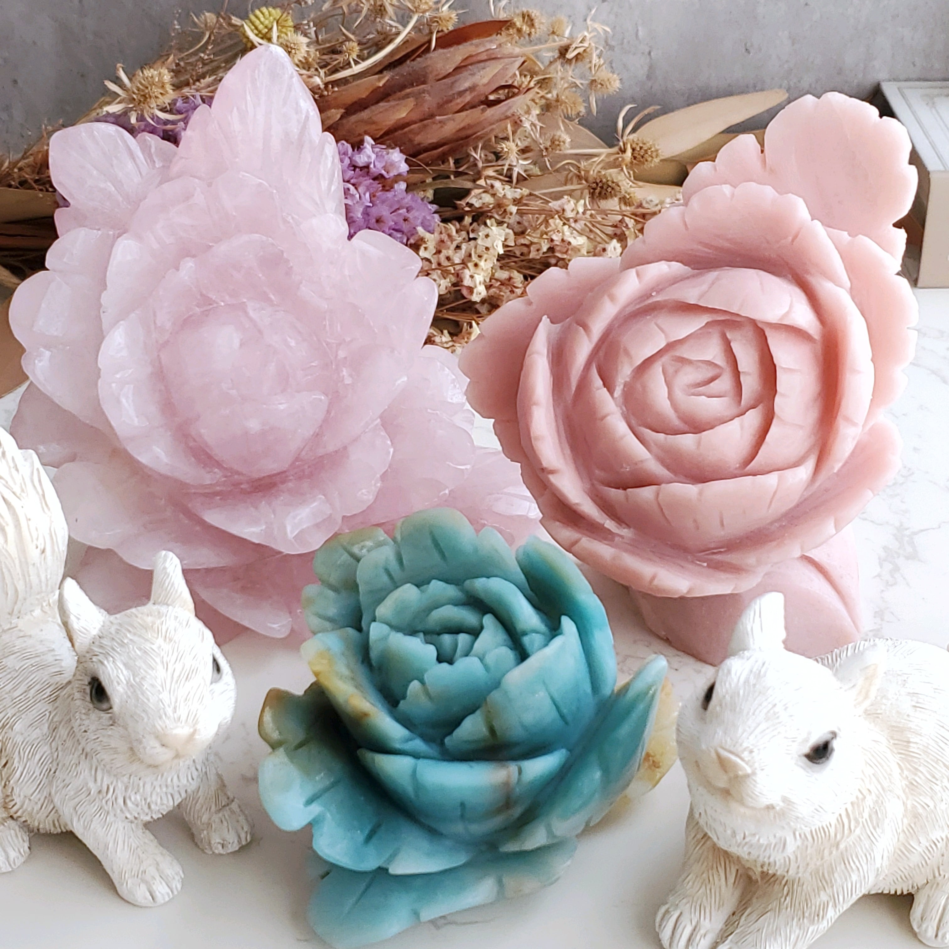 ローズクォーツ 薔薇 | ホシノカケラ STONE/AROMA/ART