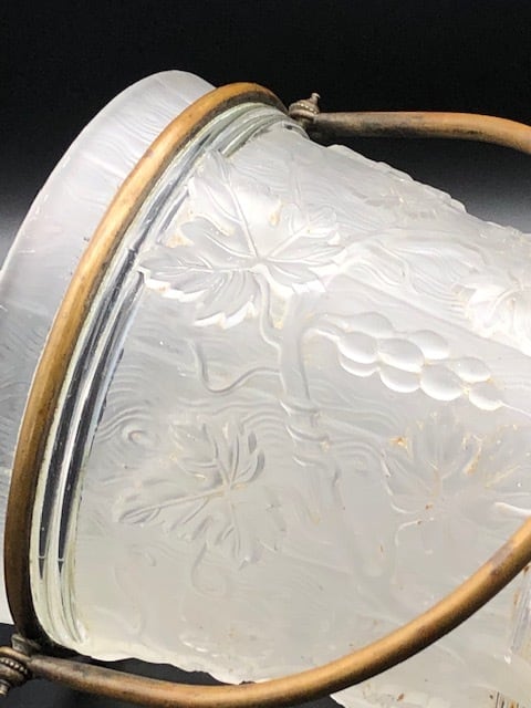 稀少 OLD BACCARAT オールドバカラ 葡萄のアイスペール 氷入れ