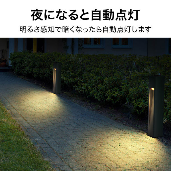 タカショー ソーラーポールライト CUBE LGS-EL01 1個（直送品） - アスクル