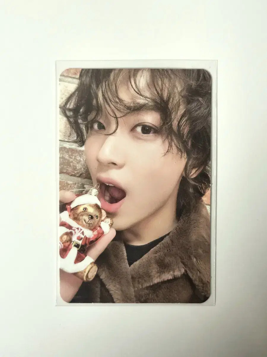 nct 2023 Pink Christmas trading card Haechan Poca sell | eBay
