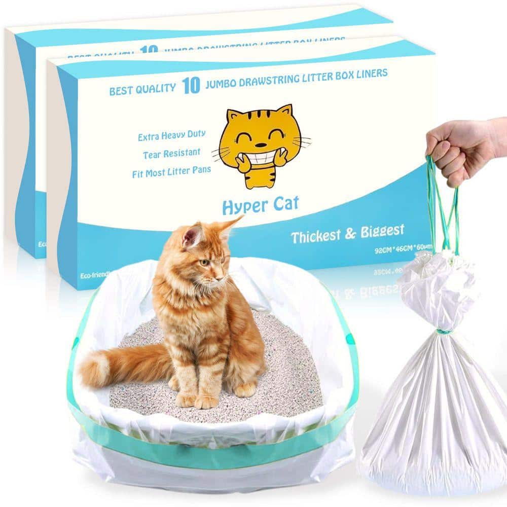Hyper 36 in. x 18 in. Extra Heavy-Duty Jumbo Size Cat Pan Liners