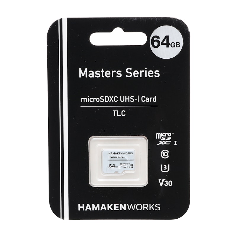 浜田電機 HAMAKEN WORKS microSDカード HW-MSD064GT1を検証レビュー