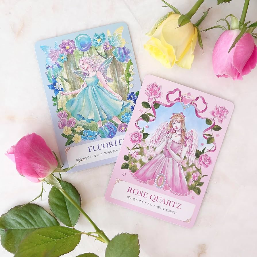Amazon.co.jp: オラクルカード パワーストーン Angelic Crystal Oracle