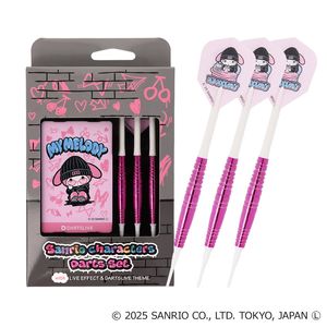 DARTSLIVE サンリオ クロミ 3点セット グッズ-セットもの】Sanrio characters ダーツセット with DARTSLIVE
