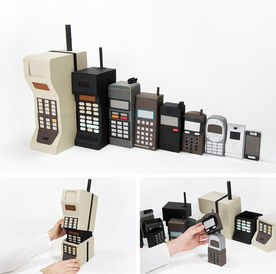 携帯電話24年間の全進化：マトリョーシカ人形で表現 | WIRED.jp