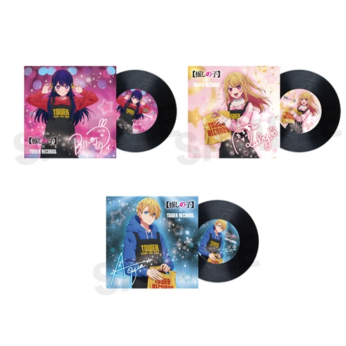 推しの子】×タワレコカフェ」アイ・アクア・ルビーらモチーフの