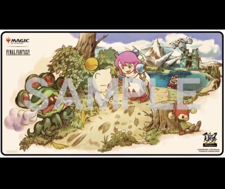 【最安】マジック大戦祭 モーグリ プレイマット MTG FF マジック大戦祭 プレイマット2枚セット チョコボ モーグリ