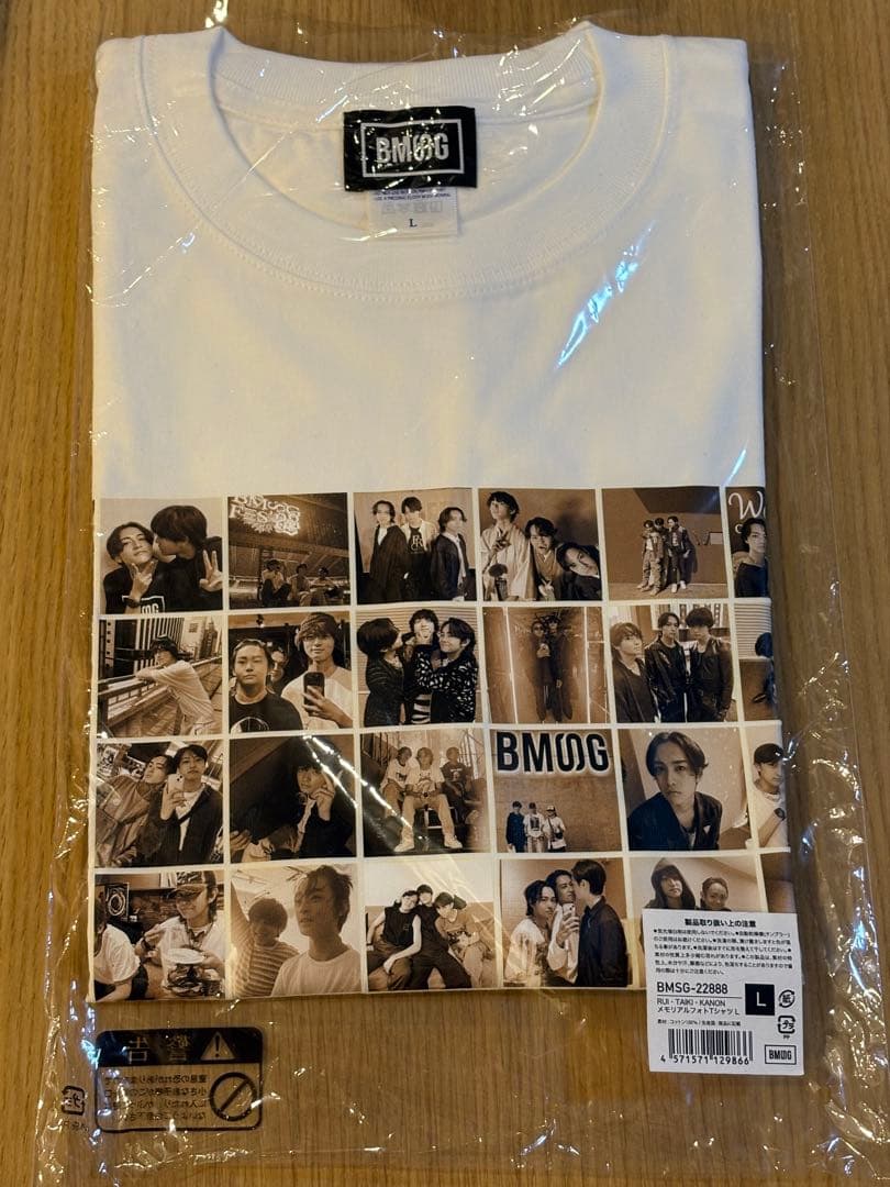 【匿名配送】 BMSG メモリアルフォト Tシャツ サインなし Lサイズ CAB-A086 tシャツ メンズ レディース 半袖 無地 厚手 7.1オンス 半袖t