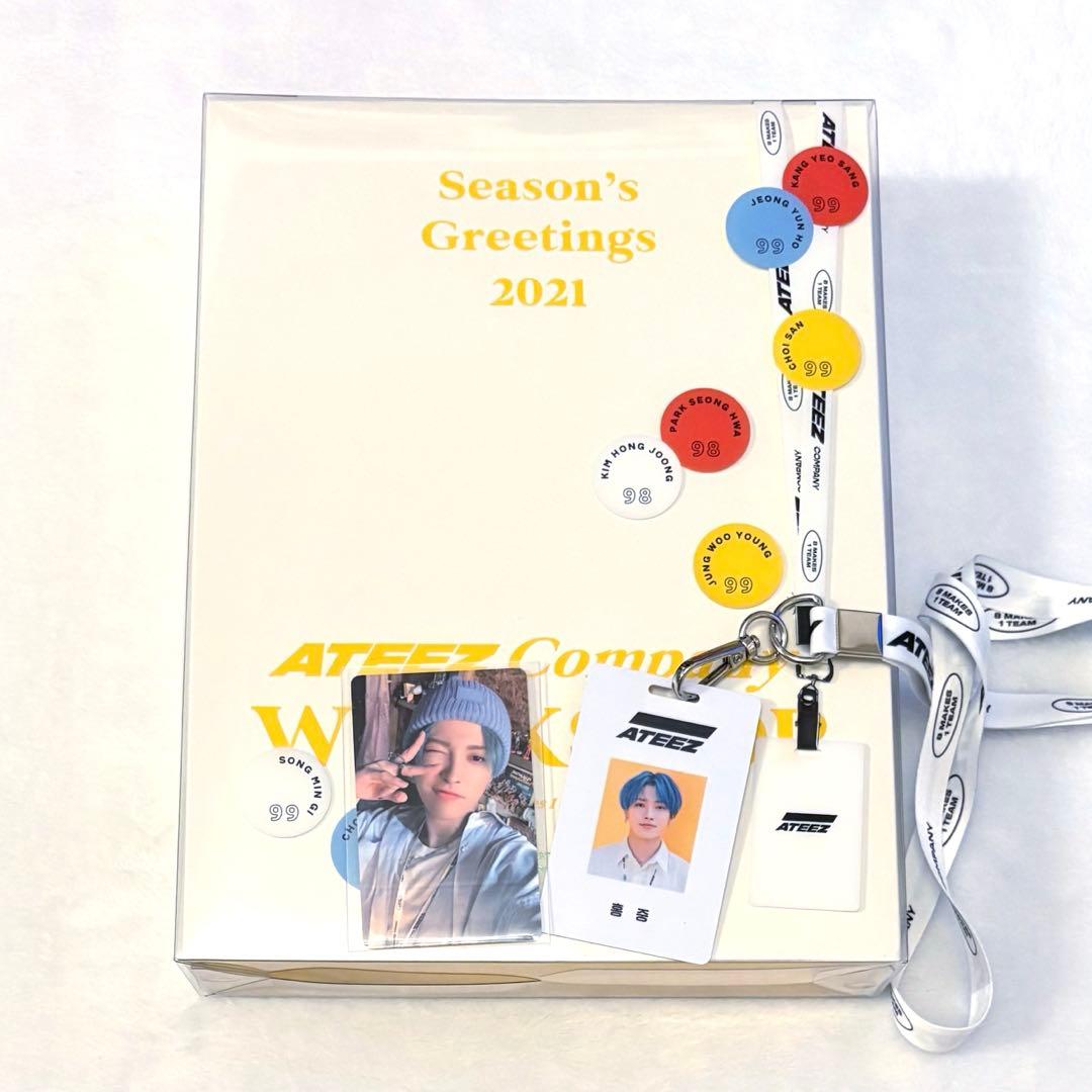 ateez アチズ シーグリ 2021 ホンジュン 📷] ATEEZ 2021 SEASON'S GREETINGS Preview '홍중(HONGJOONG)' ⠀ PRE