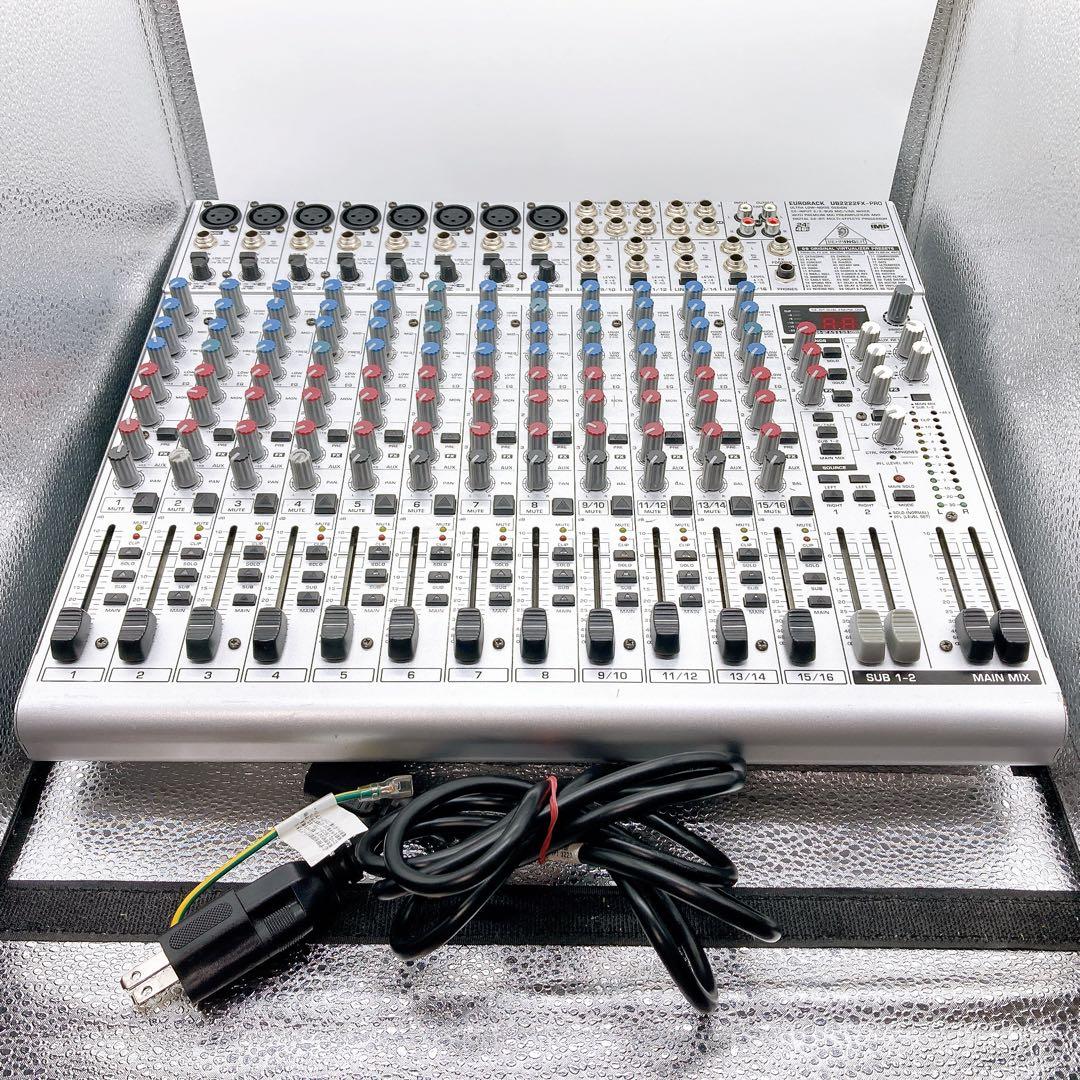 BEHRINGER UB2222FX-PRO ミキサー　通電確認済　送料無料 Behringer | Product | UB2222FX-PRO