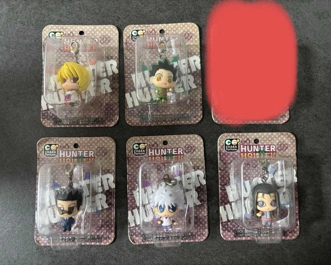 HUNTERXHUNTER ミニ フィギュア ちみメガチャーム 5個セット HUNTER ハンター ミニチュアチャーム [全5種セット フルコンプ