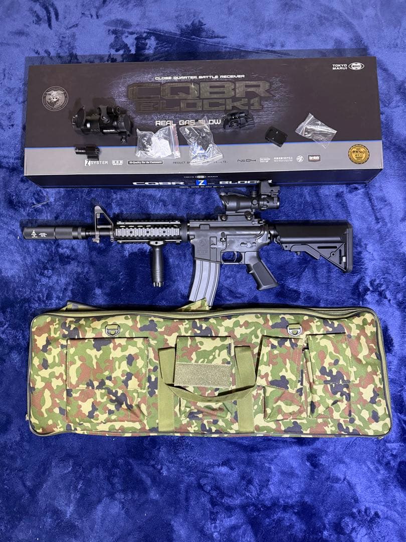 東京マルイ M4 CQB-R ガスブロ 外装カスタム + 迷彩ケース 東京マルイ MWS M4 外装カスタムガンケース付き｜Yahoo!フリマ（旧