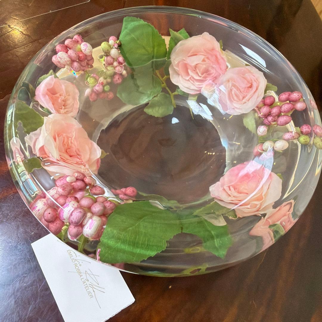 新品　エミリオロバ　フラワーボウル EMILIO ROBBA FLOWER BOWL PRIMA ROSE / エミリオロバ フラワーボウル