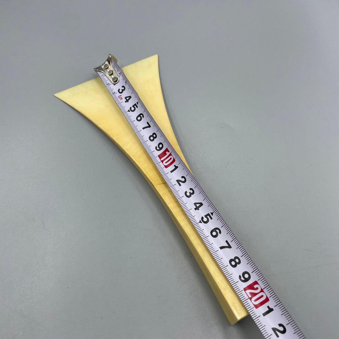 239ヴィンテージ 天然素材 三味線バチ 重さ約118g