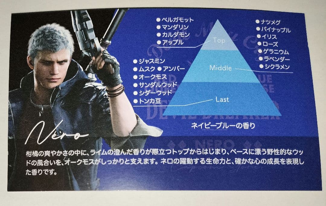 デビルメイクライ ネロ メッセージカード カプコンストア クレイジーでスタイリッシュな男たちがクリスマス限定イラストグッズに