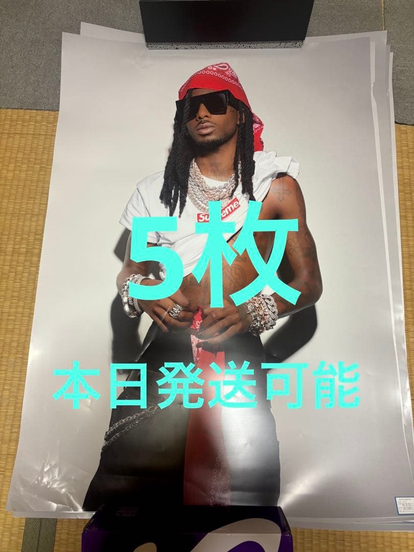 Playboi Carti Supreme ポスター5枚 playboicarti ポスター2バージョン、Tシャツ全色全サイズ
