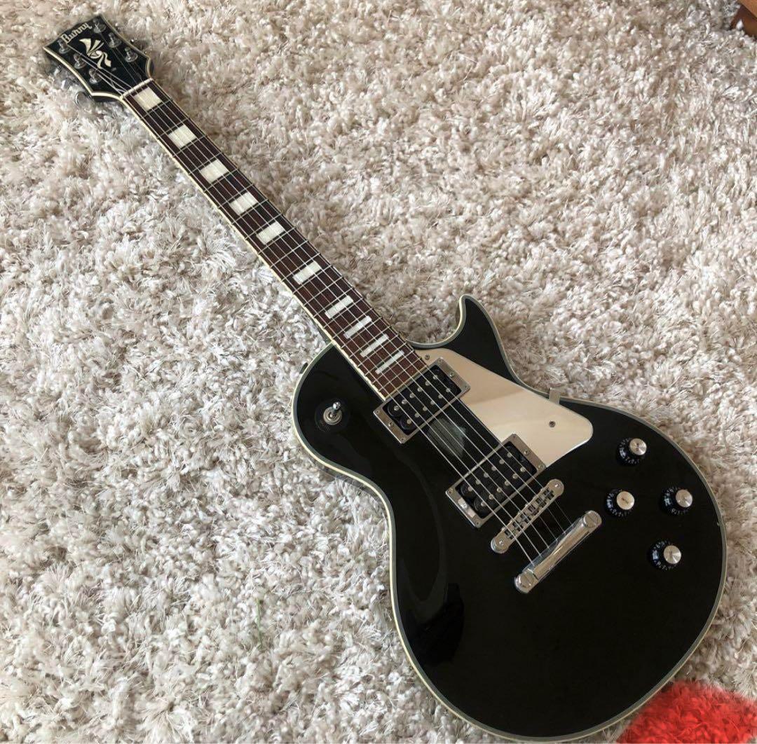 【レスポール】Burny RLC-55JS John Sykes モデル 2000 Burny Japan RLC Paul Custom Black Electric Guitar John Sykes